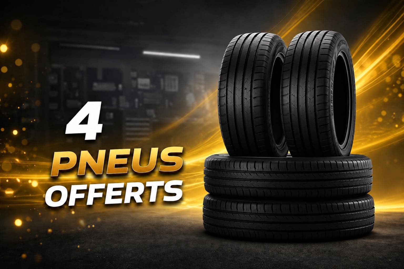 4 pneus neufs offerts